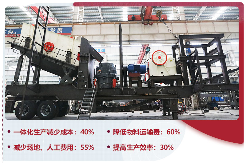 四組合移動圓錐破碎機“一機就是一條生產線”